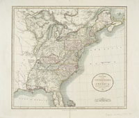 A new map of the United States of America, 1806. 